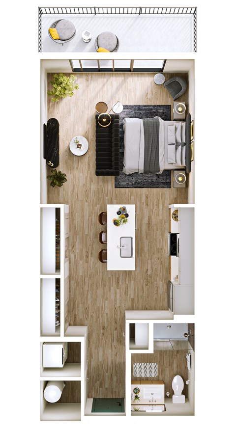 Stella at Star Metals S6 Studio Floor Plan